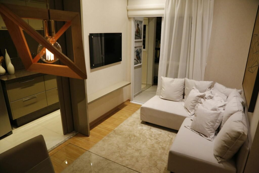 Como decorar sala pequena para parecer maior — como decorar sala pequena para parecer maior | Espaco Fashion